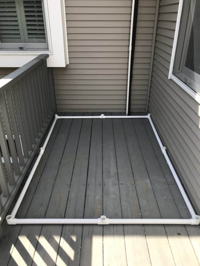 foundation of pvc catio