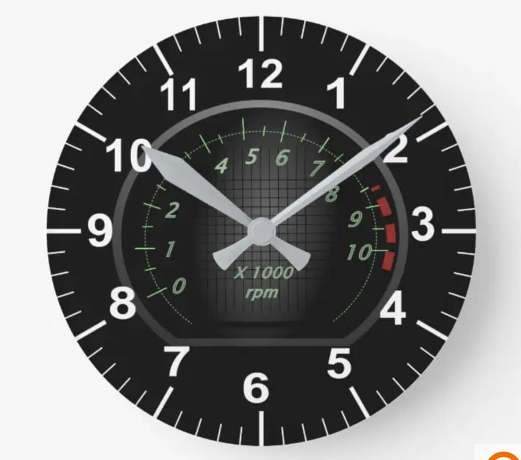 odometer clock