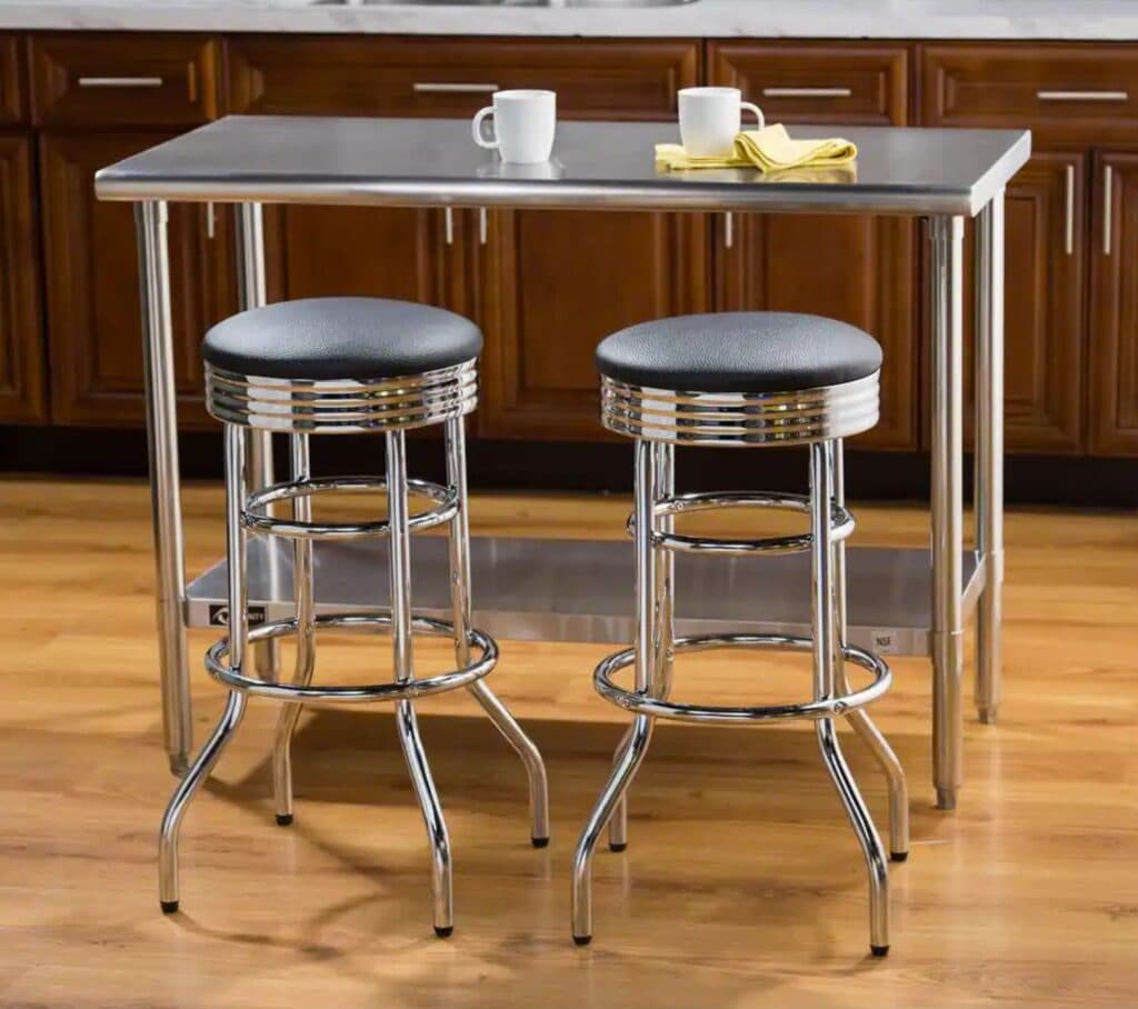 chrome bar stools