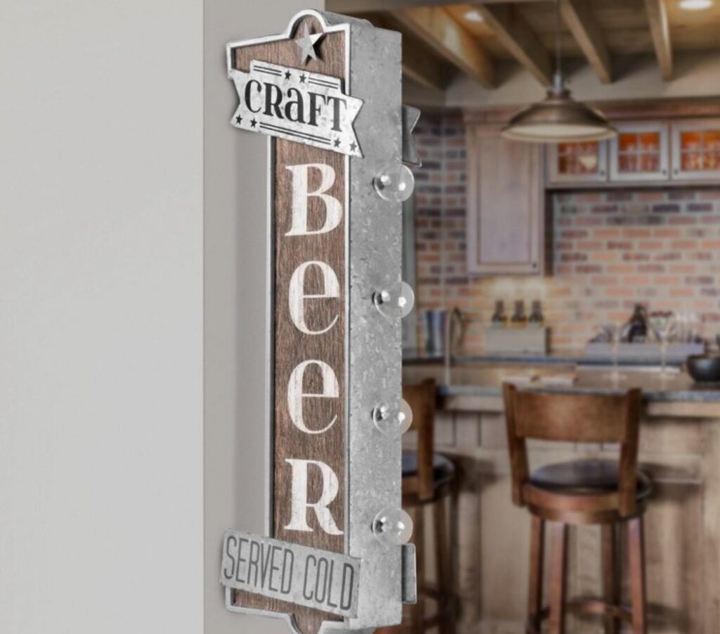 beer light sign
