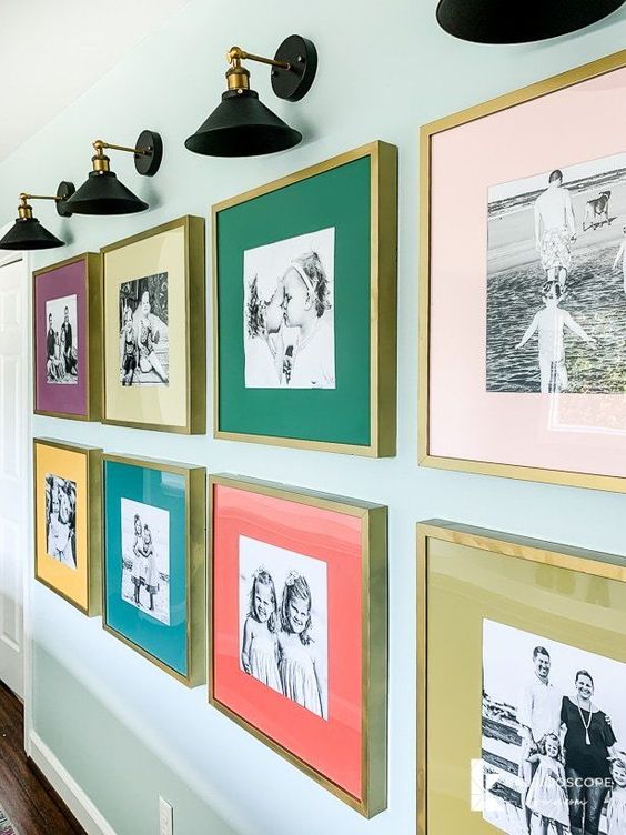 colorful artwork arrangement idea for Mixtiles
