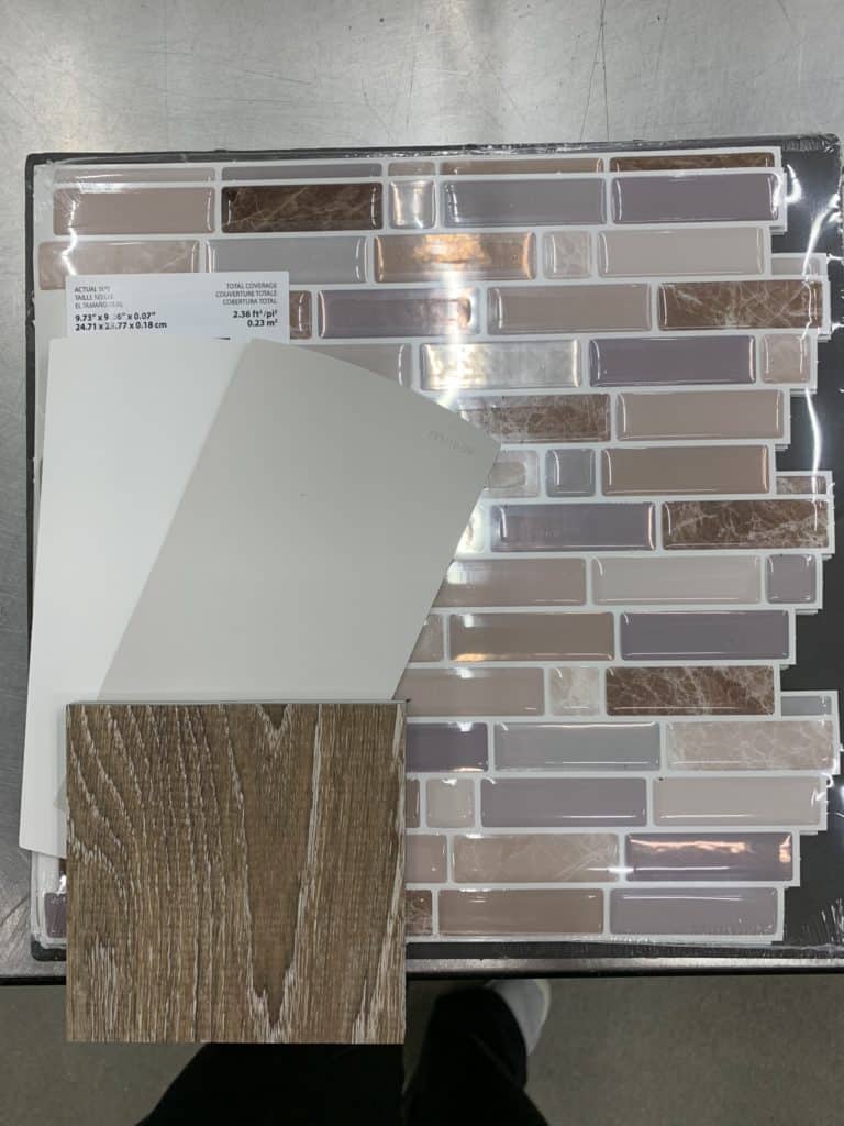 Mobile home kitchen design board