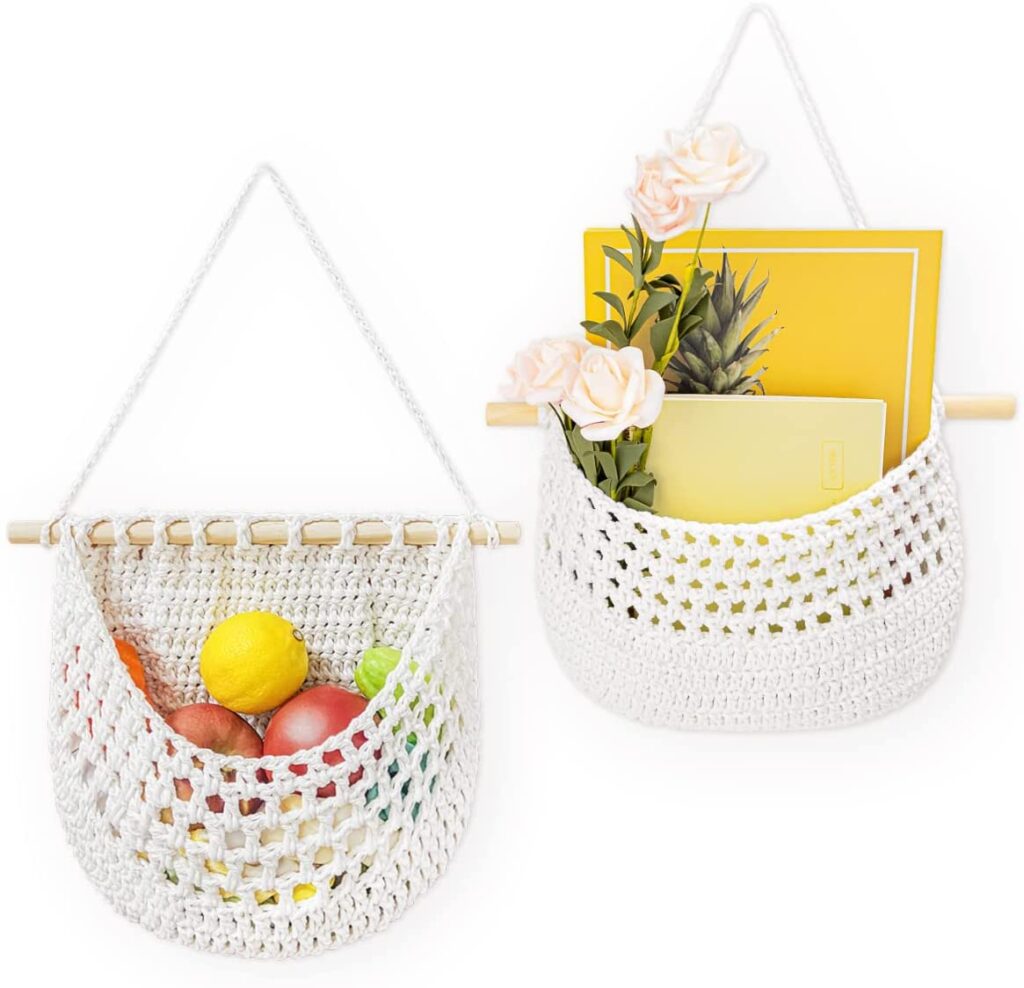 mesh fruit basket organizer