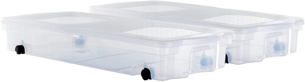 underbed rolling storage bins