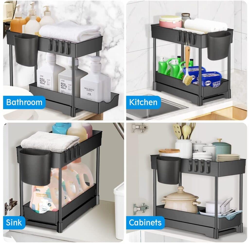 under sink storage