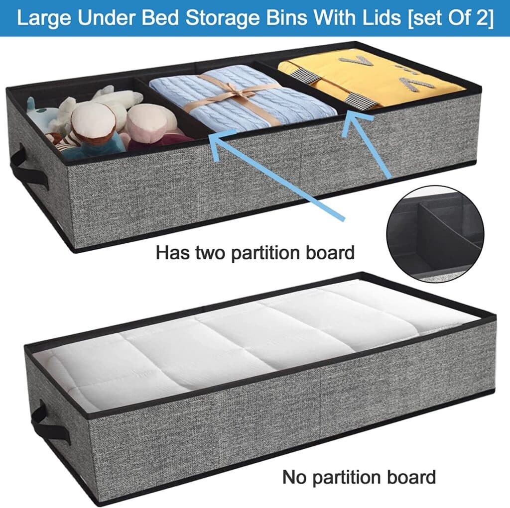 underbed storage baskets