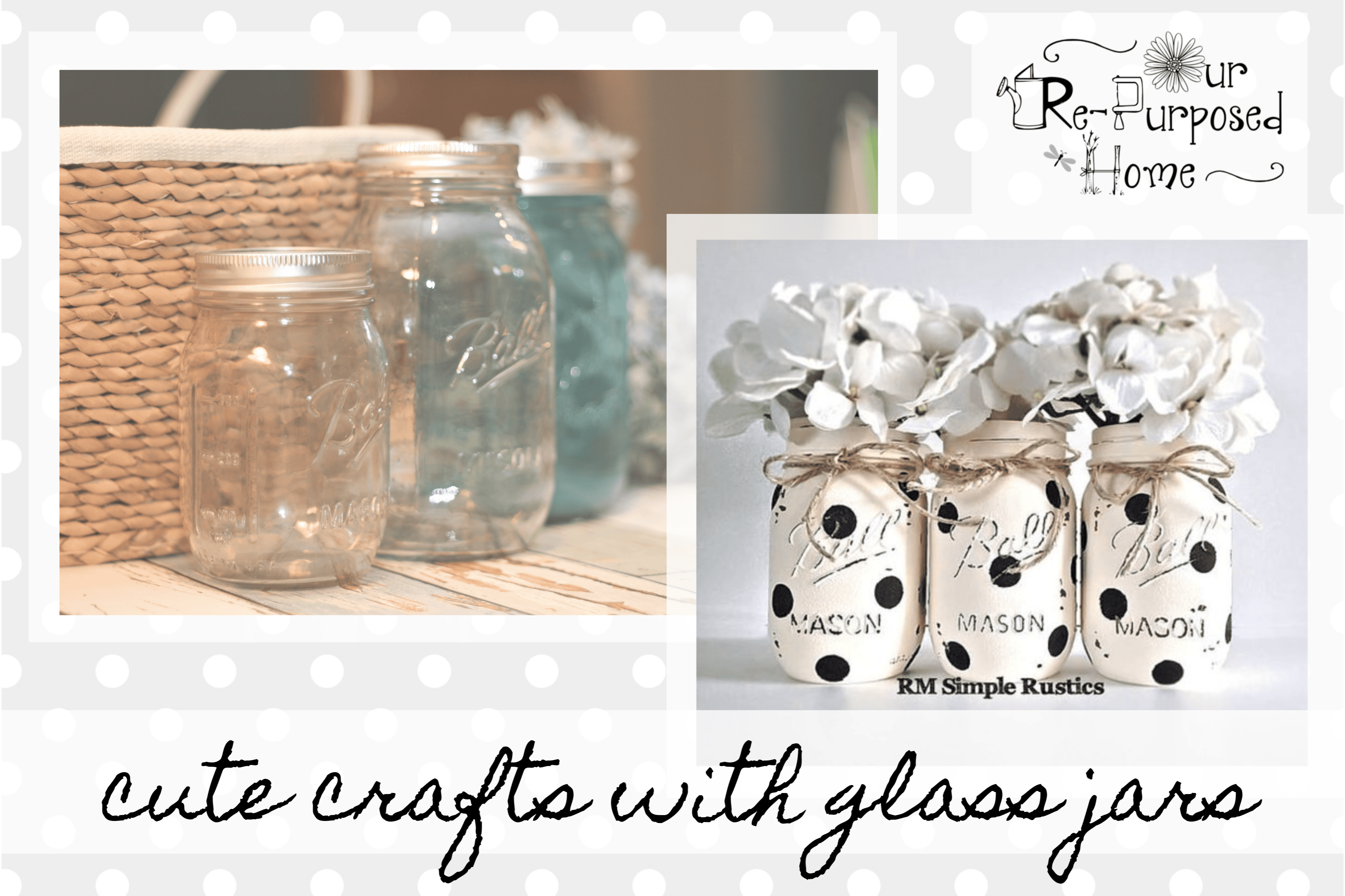 what to do with empty glass jars