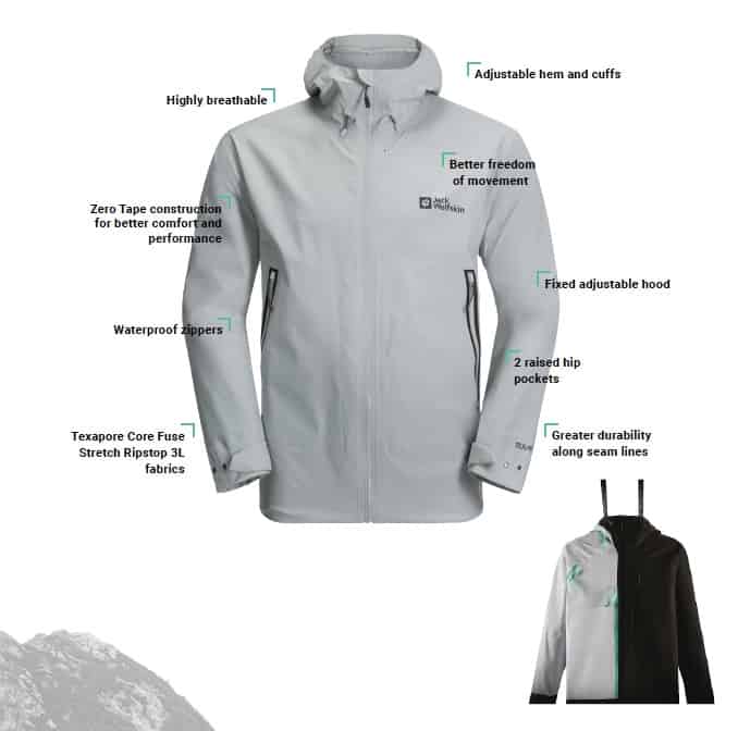Jack Wolfskin Tapeless Jacket 2.0