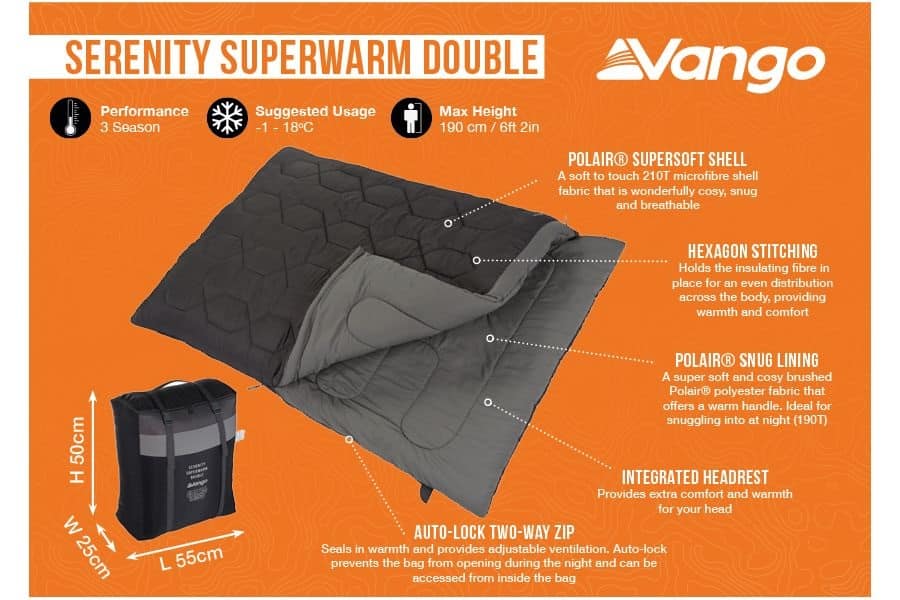 Vango Serenity Superwarm Double