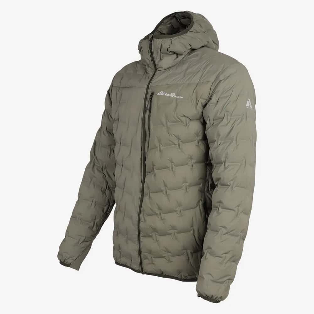 Eddie Bauer Microtherm Freefuse Stretch Down Hooded Jacket