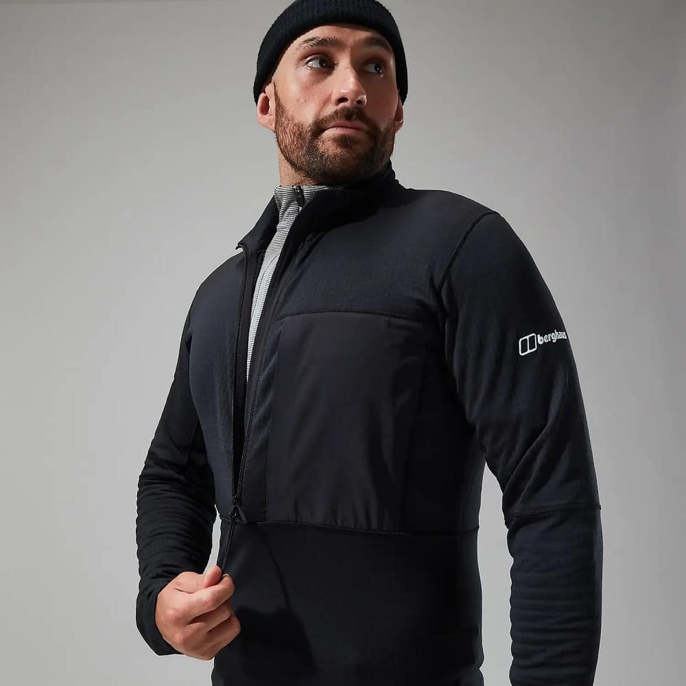 Berghaus Men's MTN Arete LB Half Zip - Black