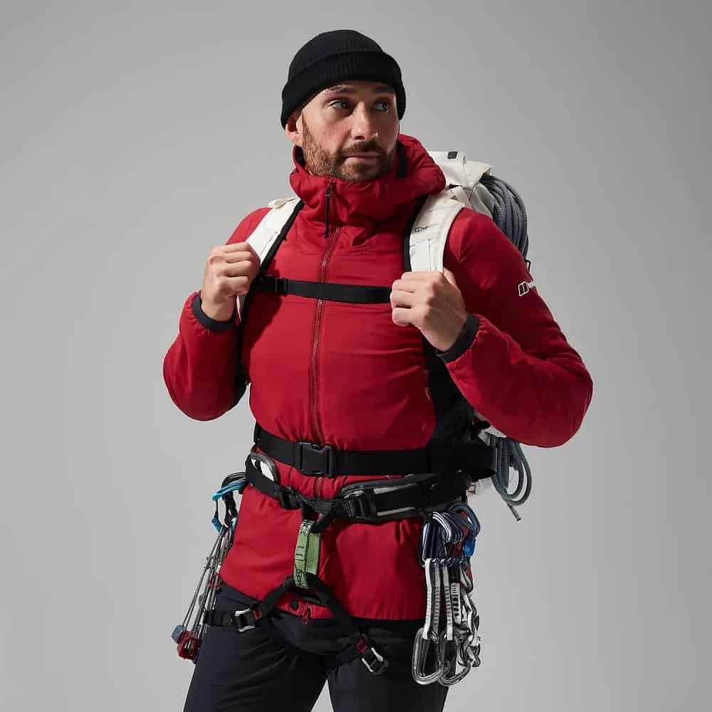 Berghaus Men's MTN Seeker MW Synthetic Hoody - Dark Red/Black