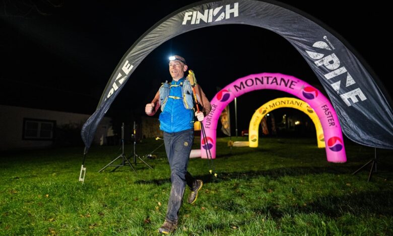Kim Collison wins the Montane Winter Spine Race 2025. Credit Will Roberts