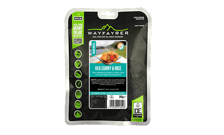 Wayfayrer Veg Curry & Rice 300g