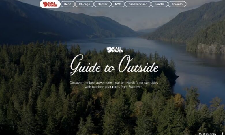 Fjällräven’s The Guide to Outside wins Digiday Award
