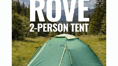 Outdoor Rove 2-Person Tent set up in a scenic outdoor location.