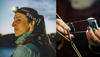 Silva headtorch for outdoor activities with adjustable straps and bright LED light.