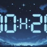 horloge digitale 00h20 signification ambiance mystique