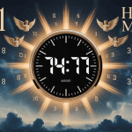 image 14h11 signification heure miroir digitale et symboles spirituels