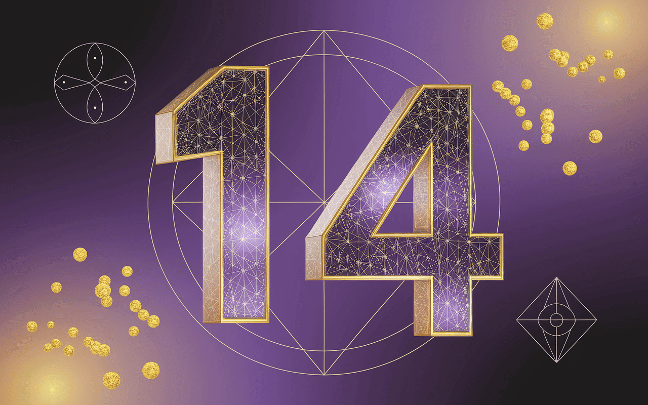 image 14h11 signification symbolique chiffres 1 et 4