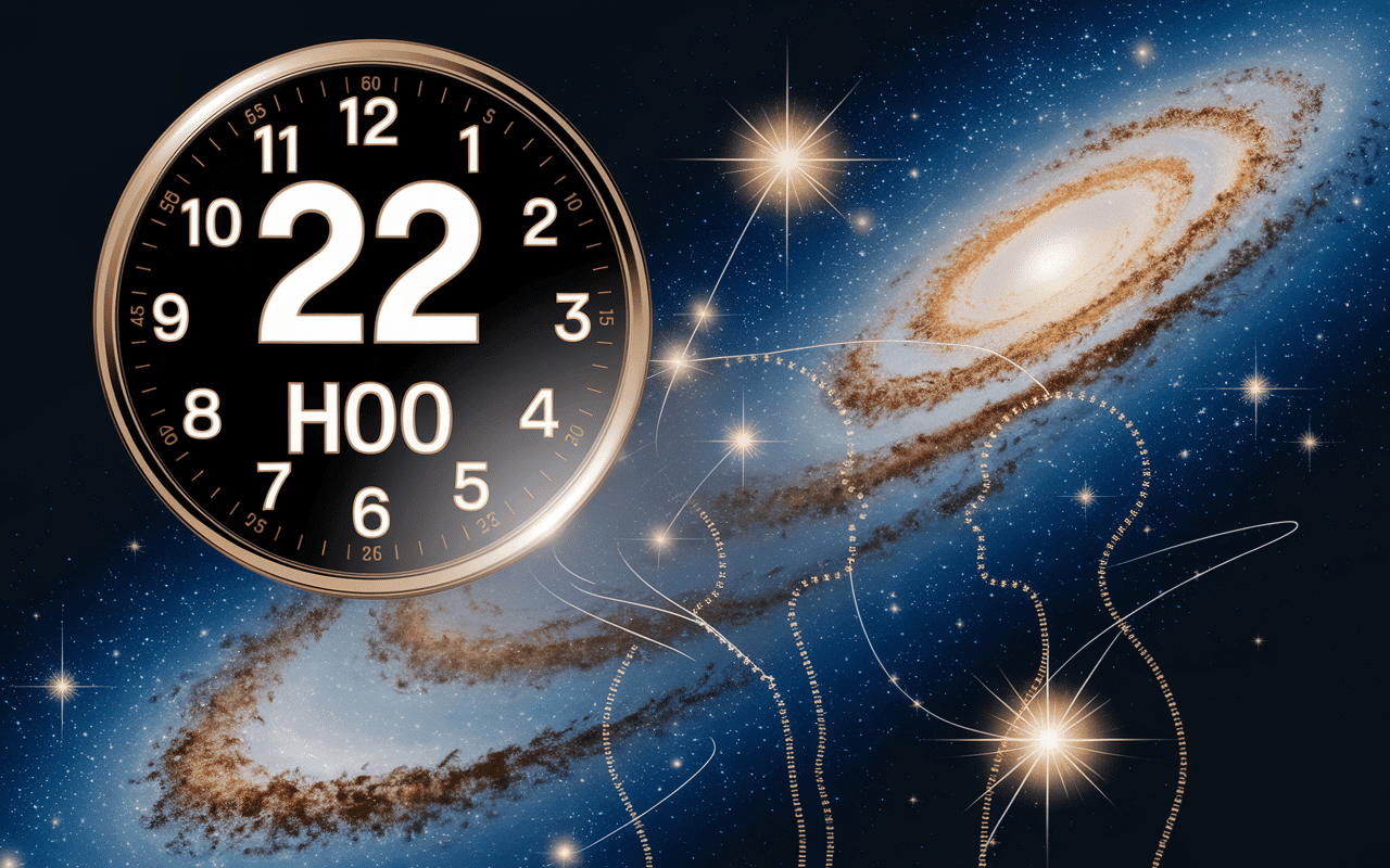 22h00 signification flamme jumelle silhouettes et horloge miroir