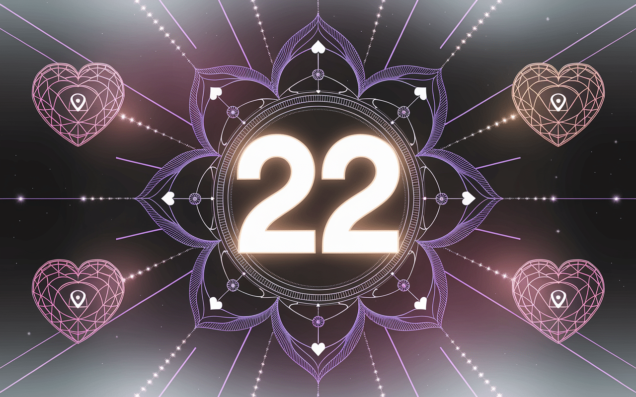 22h00 signification flamme jumelle mandala lumineux