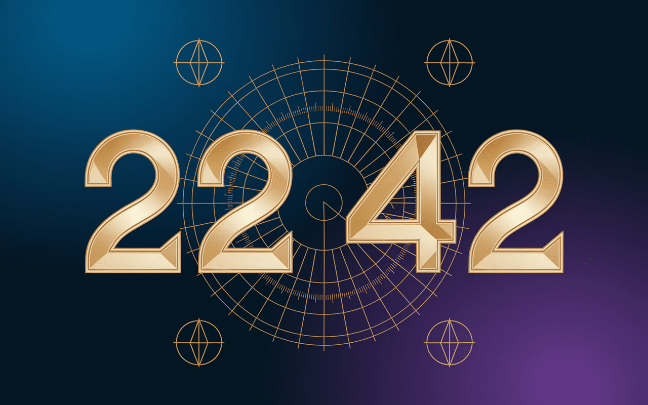 22h42 signification chiffres et symboles spirituels