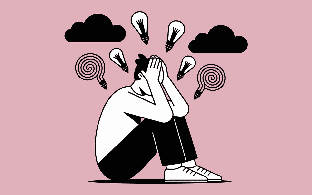 Fatigue et confusion, comportement d'une personne envoûtée