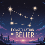 Constellation du Bélier embaumeur.com ciel étoilé illustration
