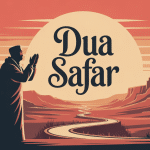 Illustration dua safar prière voyageur musulman