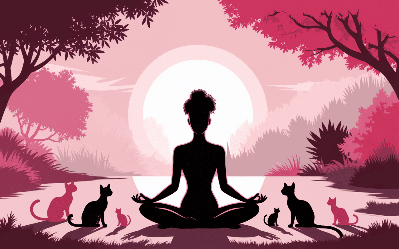 J'attire les chats signification spirituelle, meditation chats approche