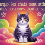J'attire les chats signification spirituelle, chat mystique aura lumineuse