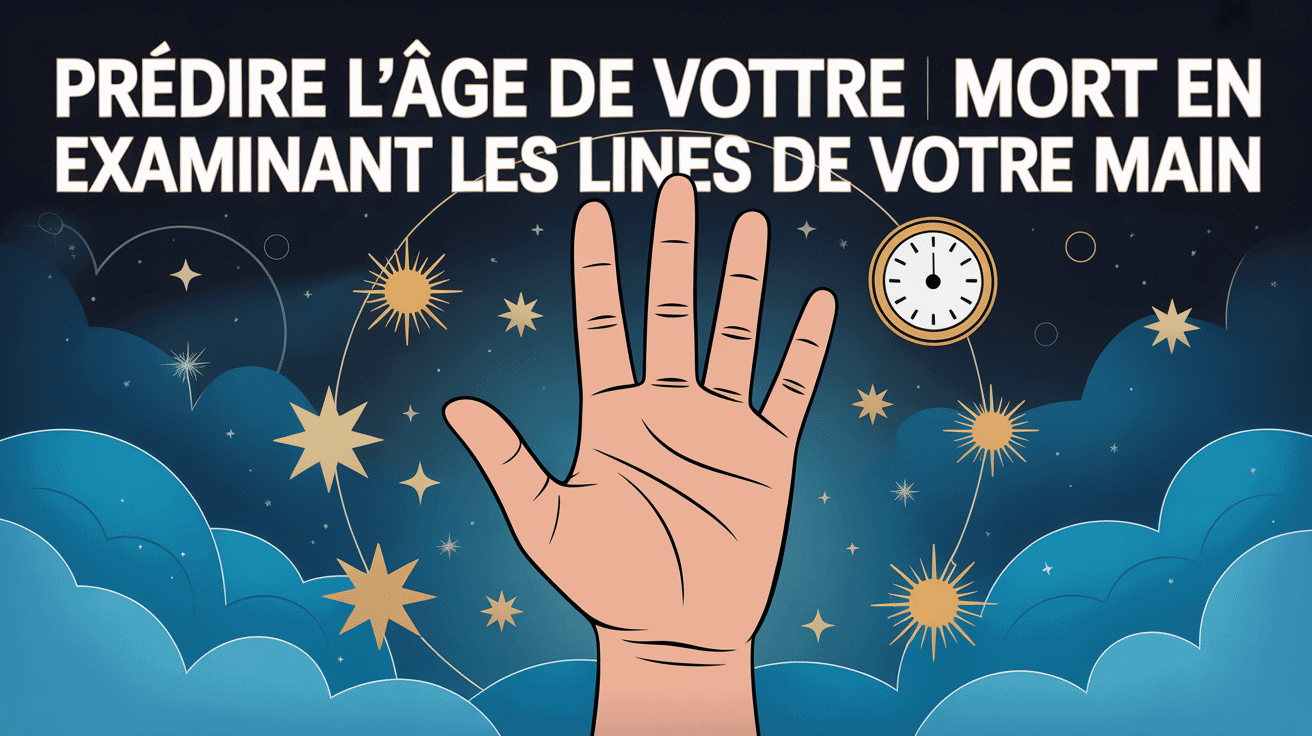 main ouverte âge ligne de la main mort symboles