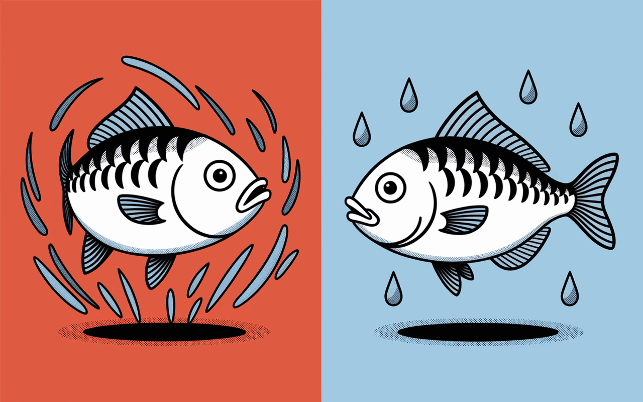 rever de poisson hors de l'eau emotions interpretations