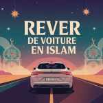 Rever de voiture islam illustration mystique route