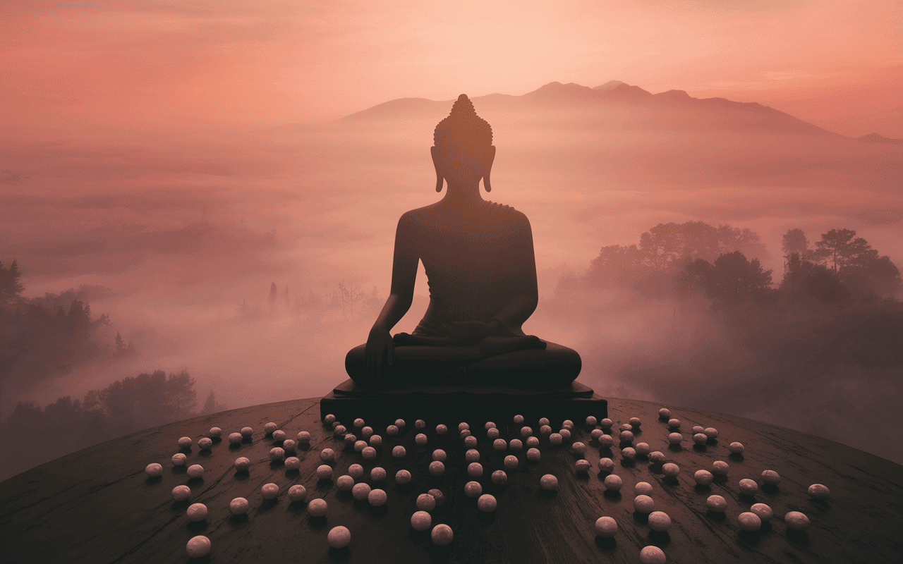 shamballa signification temple bouddhiste moine méditation