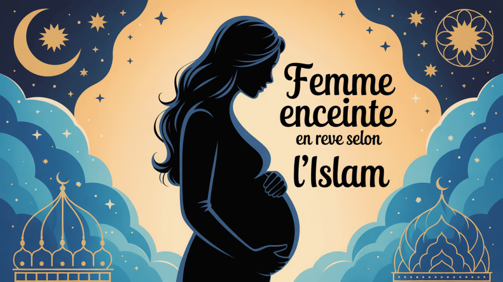 voir une femme enceinte en rêve islam illustration symbolique