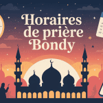 heures de priere bondy illustration mosquee minaret