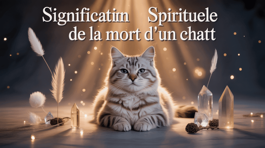 mort d'un chat signification spirituelle lumière dorée