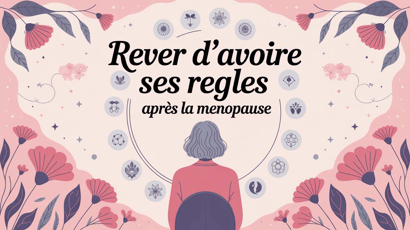 illustration femme mature calendrier lunaire pour rever d avoir ses regles quand on est ménopausée