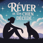 rever de son chien mort illustration onirique apaisante