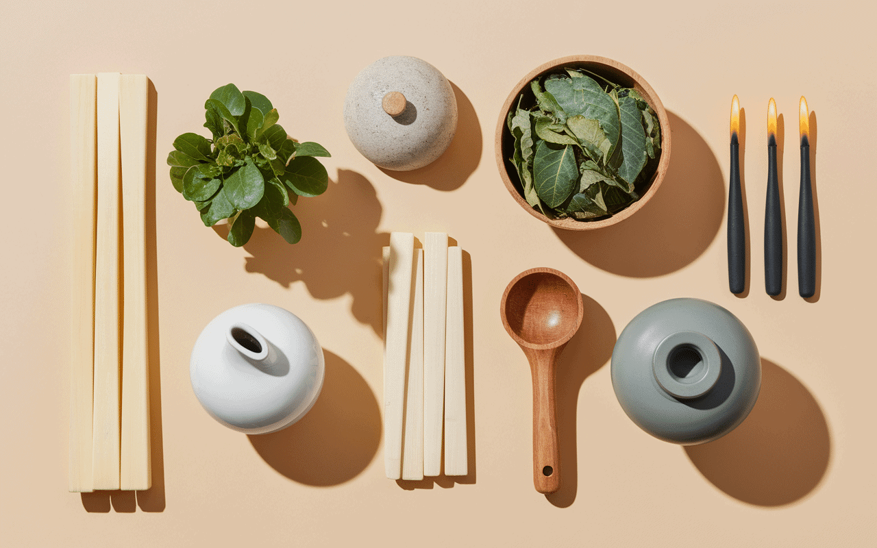 Types de sauge pour purifier la maison présentés harmonieusement