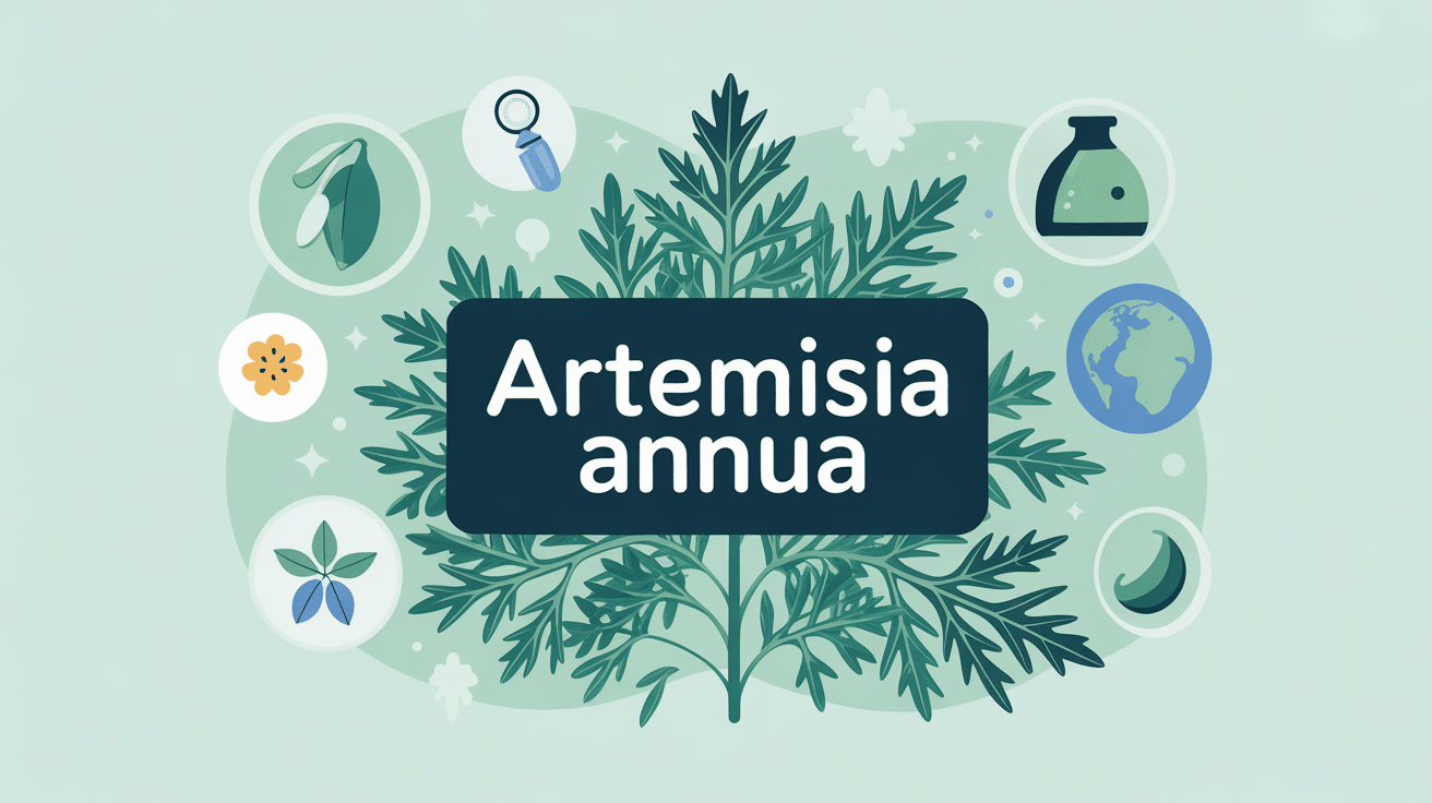 illustration artemisia annua plante médicinale