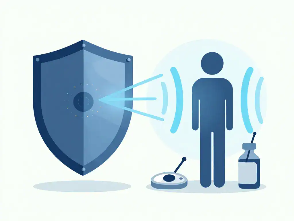 Différence entre scanner et irm sécurité risques symboles