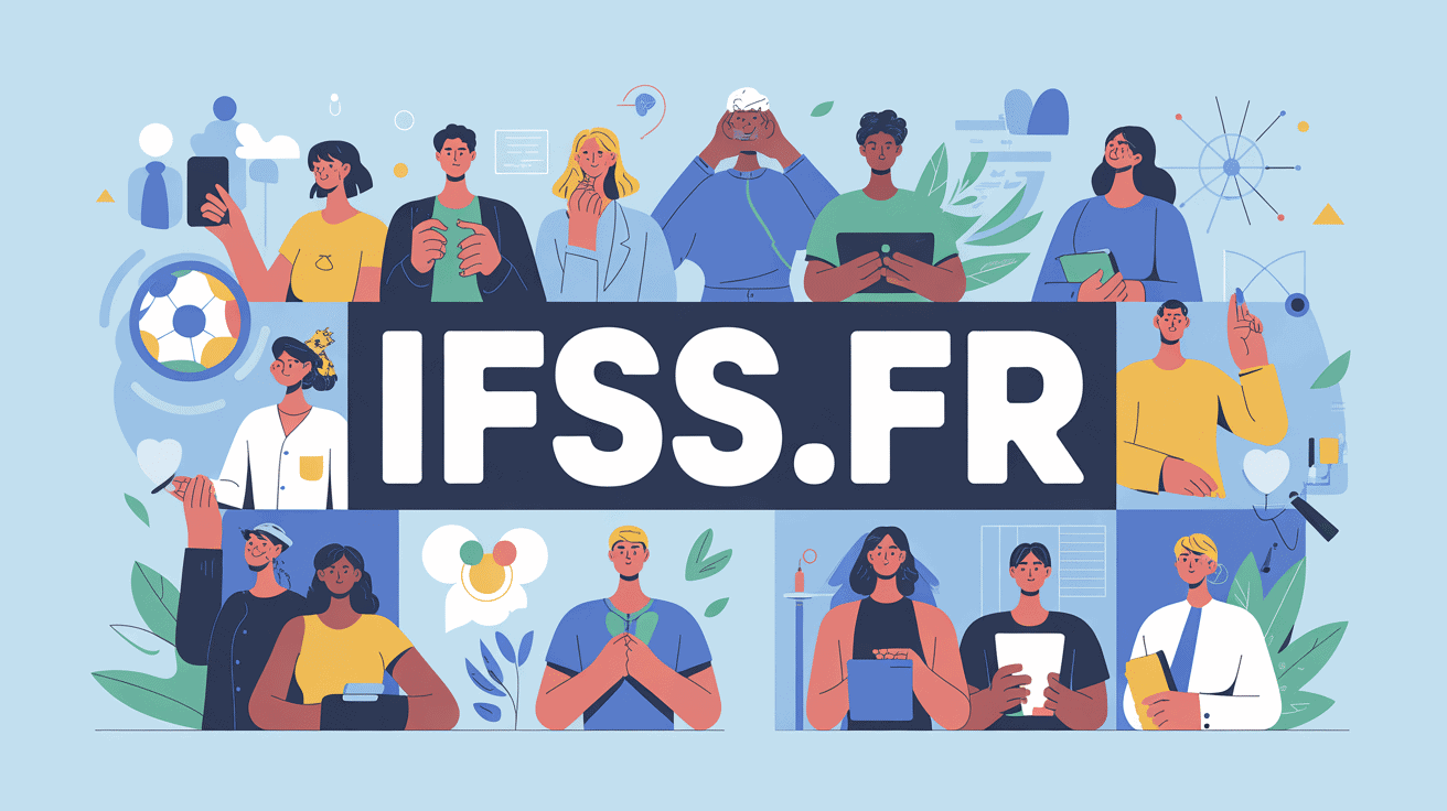 Illustration ifss.fr métiers et formations santé social