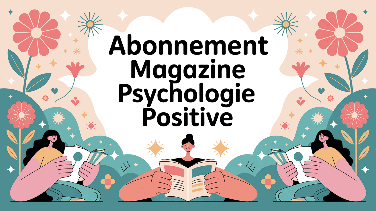 illustration abonnement magazine psychologie positive bien-être