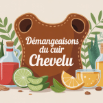 truc de grand-mère contre démangeaisons cuir chevelu dessin ingrédients naturels