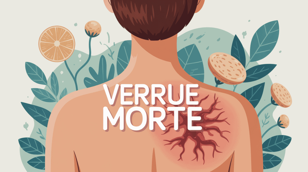verrue morte illustration disparition peau