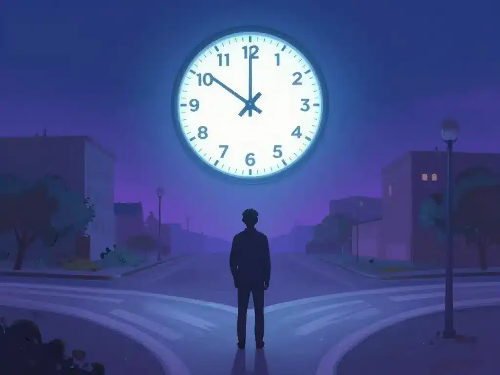 22h55 signification choix croisée introspection