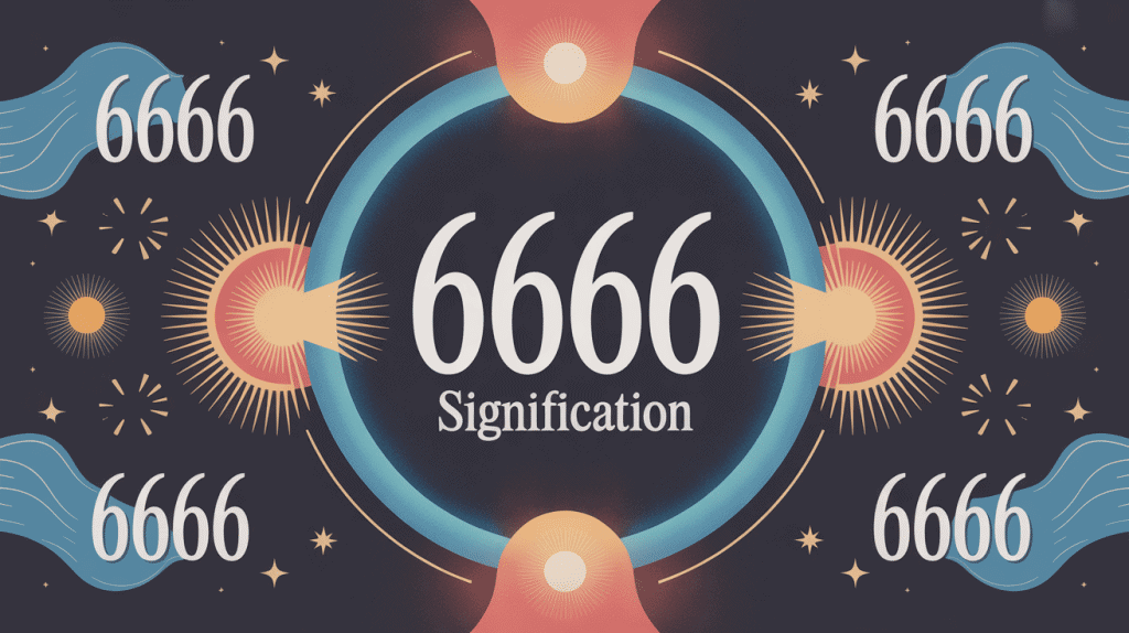 6666 signification image équilibre et spiritualité